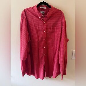 Men's LL Bean Wrinkle Resistant Kennebunk Sport Shirt, XXL Traditional Fit